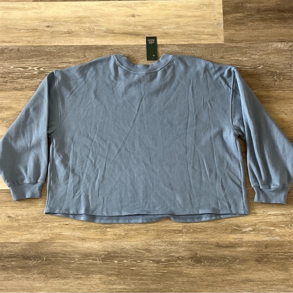 NWT Wild Fable Pullover Sweatshirt Blue Size XXL - Picture 4 of 7